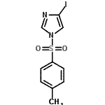 结构式 CAS# 163854-63-5, 4-碘-1-[(4-甲基苯基)磺酰基]-1H-咪唑