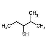 CAS#: 1639-04-9， 2-Methyl-3-Pentanethiol