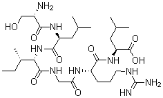 CAS#: 164081-25-8， L-Seryl-L-Leucyl-L-Isoleucylglycyl-L-Arginyl-L-Leucine