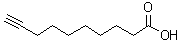结构式 CAS# 1642-49-5, 9-癸炔酸