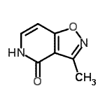 CAS#: 164223-43-2， 3-Methyl-5H-Isoxazolo[4,5-c]Pyridin-4-One
