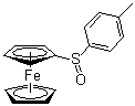 structure of CAS# 164297-25-0, [(S)-(4-Methylphenyl)Sulfinyl]Ferrocene;(S)-(p-Toluenesulfinyl)ferrocene