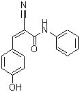 CAS 登录号：16435-08-8， (2Z)-2-氰基-3-(4-羟基苯基)-N-苯基丙烯酰胺
