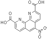 结构式 CAS# 164394-23-4, 5-硝基-1,10-菲咯啉-2,9-二甲酸