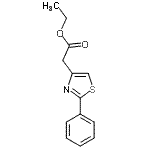 CAS 登录号：16441-34-2， 乙基(2-苯基-1,3-噻唑-4-基)乙酸酯