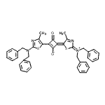 CAS#: 164534-33-2， (4E)-2-[2-(Dibenzylamino)-4-Methyl-1,3-Thiazol-5-Yl]-4-[2-(Dibenzyliminio)-4-Methyl-1,3-Thiazol-5(2H)-Ylidene]-3-Oxo-1-Cyclobuten-1-Olate