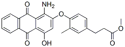 CAS#: 16472-09-6， Methyl 3-[4-[(1-Amino-9,10-Dihydro-4-Hydroxy-9,10-Dioxo-2-Anthryl)Oxy]-m-Tolyl]Propionate