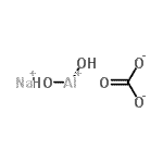 CAS#: 16482-55-6， Dihydroxyaluminium(1+) Sodium Carbonate (1:1:1)