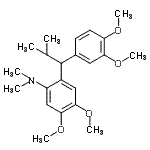 CAS#: 164859-57-8， 2-[1-(3,4-Dimethoxyphenyl)-2-Methylpropyl]-4,5-Dimethoxy-N,N-Dimethylaniline
