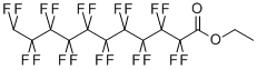 结构式 CAS# 1649-56-5, 2,2,3,3,4,4,5,5,6,6,7,7,8,8,9,9,10,10,11,11-二十氟-十一烷酸乙酯