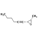 CAS#: 164933-42-0， (2R,3S)-2-(1-Hexyn-1-Yl)-3-Methyloxirane