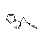 CAS#: 165059-79-0， (1R,2R)-2-Methyl-2-(1H-Pyrrol-1-Yl)Cyclopropanecarbonitrile