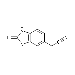 CAS#: 165615-88-3， (2-Oxo-2,3-Dihydro-1H-Benzimidazol-5-Yl)Acetonitrile