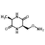 CAS#: 16562-04-2， (3R,6R)-3-[(Aminooxy)Methyl]-6-Methyl-2,5-Piperazinedione