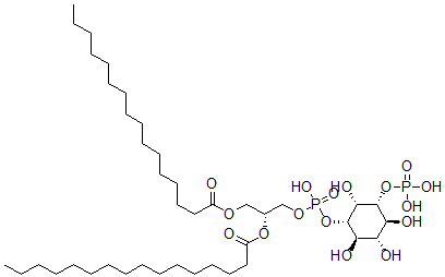 CAS#: 165689-81-6， [(2R)-2-Hexadecanoyloxy-3-[Hydroxy-[(1S,2R,3S,4S,5R,6R)-2,3,4,6-Tetrahydroxy-5-Phosphonooxycyclohexyl]Oxyphosphoryl]Oxypropyl] Hexadecanoate