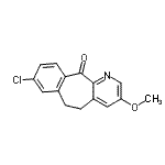 CAS#: 165739-70-8， 8-Chloro-3-Methoxy-5,6-Dihydro-11H-Benzo[5,6]Cyclohepta[1,2-b]Pyridin-11-One