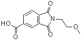CAS#: 166096-35-1， 2-(2-Methoxyethyl)-1,3-Dioxo-5-Isoindolinecarboxylic Acid