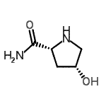 CAS#: 166187-01-5， (4R)-4-Hydroxy-D-Prolinamide