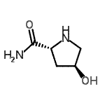 CAS#: 166187-02-6， (4S)-4-Hydroxy-D-Prolinamide