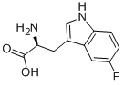 结构式 CAS# 16626-02-1, 5-氟-L-色氨酸