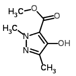 CAS#: 166315-80-6， Methyl 4-Hydroxy-1,3-Dimethyl-1H-Pyrazole-5-Carboxylate