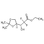 CAS#: 166376-98-3， Ethyl 2-Deoxy-2,2-Difluoro-4,5-O-Isopropylidene-L-Threo-Pentonate