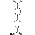 CAS#: 166386-38-5， 4'-Carbamoyl-4-Biphenylcarboxylic Acid