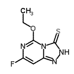 CAS#: 166524-68-1， 5-Ethoxy-7-Fluoro[1,2,4]Triazolo[4,3-c]Pyrimidine-3(2H)-Thione