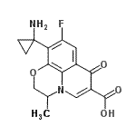 CAS#: 166665-94-7， (3R)-10-(1-AMINOCYCLOPROPYL)-9-FLUORO-2,3-DIHYDRO-3-METHYL-7-OXO-7H-PYRIDO[1,2,3-DE]-1,4-BENZOXAZINE-6-CARBOXYLICACID