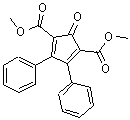 structure of CAS# 16691-79-5, Dimethyl 2-Oxo-4,5-Diphenyl-3,5-Cyclopentadiene-1,3-Dicarboxylate;2,5-Bis(methoxycarbonyl)-3,4-diphenylcyclopentadienone;Maybridge3_004625;ZINC00068955