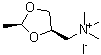 CAS#: 16709-43-6， N,N,N-Trimethyl[(2S,4R)-2-Methyl-1,3-Dioxolan-4-Yl]Methanaminium Iodide