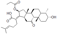 CAS#: 16711-91-4， 11-Monoketofusidic Acid