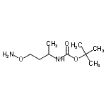 CAS#: 167216-18-4， 2-Methyl-2-Propanyl [4-(Aminooxy)-2-Butanyl]Carbamate