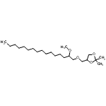 CAS#: 16725-39-6， 4-{[(2-Methoxyhexadecyl)Oxy]Methyl}-2,2-Dimethyl-1,3-Dioxolane