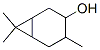 CAS#: 16725-98-7， 4,7,7-Trimethylbicyclo[4.1.0]Heptan-3-Ol