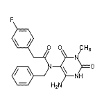 CAS#: 167299-13-0， N-(6-Amino-3-Methyl-2,4-Dioxo-1,2,3,4-Tetrahydro-5-Pyrimidinyl)-N-Benzyl-2-(4-Fluorophenyl)Acetamide