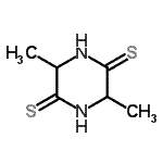 CAS#: 167469-23-0， 3,6-Dimethyl-2,5-Piperazinedithione
