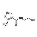 CAS#: 167538-23-0， N-(2-Hydroxyethyl)-5-Methyl-1,2-Oxazole-4-Carboxamide
