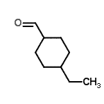 structure of CAS# 167545-47-3, 4-Ethylcyclohexanecarbaldehyde;CYCLOHEXANECARBOXALDEHYDE, 4-ETHYL-, TRANS- (9CI)