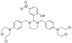 CAS#: 16757-47-4， 2-[1,3-Bis[[4-[Bis(2-Chloroethyl)Amino]Phenyl]Methyl]-1,3-Diazinan-2-Yl]-4-Nitro-Phenol