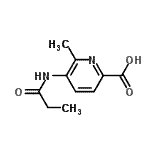 CAS#: 167626-95-1， 6-Methyl-5-(Propionylamino)-2-Pyridinecarboxylic Acid