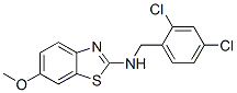 CAS#: 16763-13-6， N-(2,4-Dichlorobenzyl)-6-Methoxy-1,3-Benzothiazol-2-Amine