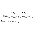 CAS#: 167637-42-5， (2E,4E)-5-(4-Methoxy-2,3,6-Trimethylphenyl)-3-Methyl-2,4-Pentadien-1-Ol