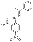 CAS 登录号：1677-87-8， 1-苯基-乙酮 2-(2,4-二硝基苯基)腙