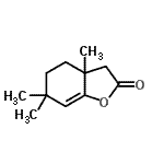 CAS#: 16778-26-0， 3A,6,6-Trimethyl-3A,4,5,6-Tetrahydro-1-Benzofuran-2(3H)-One