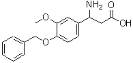 CAS#: 167887-37-8， 3-Amino-3-[4-(Benzyloxy)-3-Methoxyphenyl]Propanoic Acid