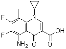 CAS#: 167888-38-2， 5-Amino-1-Cyclopropyl-6,7-Difluoro-8-Methyl-4-Oxo-1,4-Dihydro-3-Quinolinecarboxylic Acid