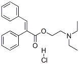 CAS 登录号：1679-81-8， 2-(二乙基氨基)乙基(亚苄基)苯乙酸酯盐酸盐