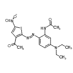 CAS#: 167940-11-6， N-{2-[(E)-(3-Acetyl-5-Nitro-2-Thienyl)Diazenyl]-5-(Diethylamino)Phenyl}Acetamide