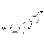 结构式 CAS# 16803-95-5, 4-氨基-N-(4-甲基苯基)苯磺酰胺